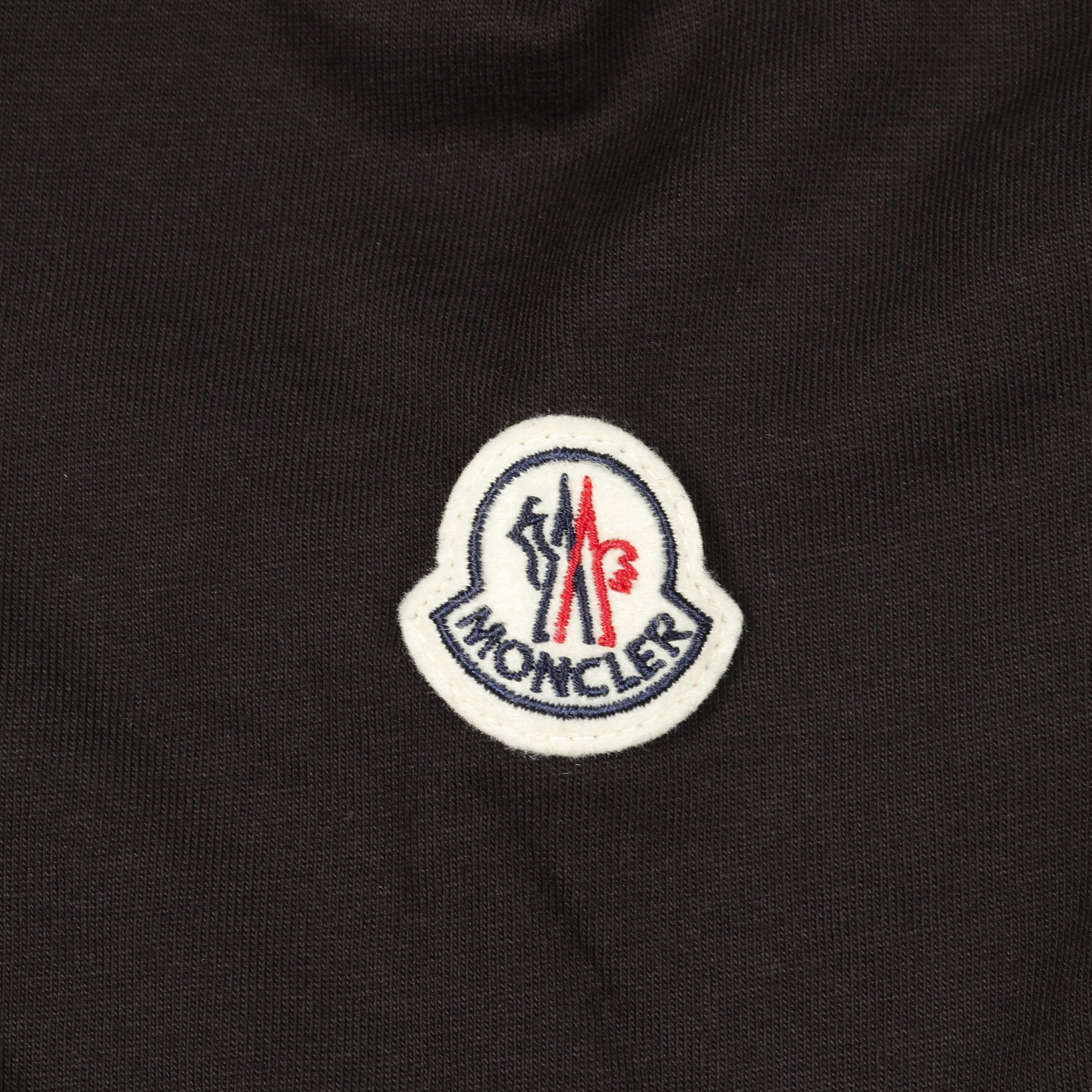 ネックラインロゴ Tシャツ クルーネック コットン ブラック