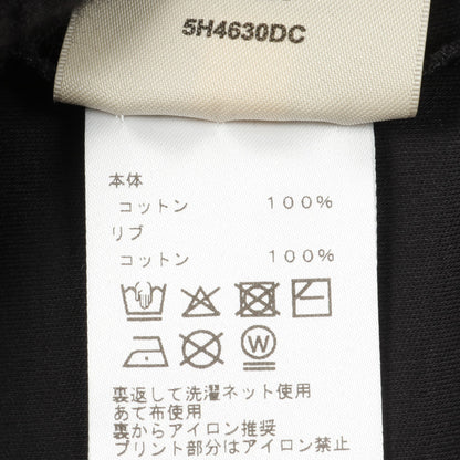 Candy Libris Tシャツ クルーネック 半袖 ラグランスリーブ コットン ブラック エルメス トップス HERMES