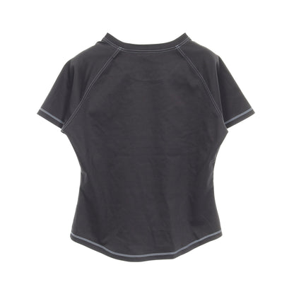 Candy Libris Tシャツ クルーネック 半袖 ラグランスリーブ コットン ブラック エルメス トップス HERMES