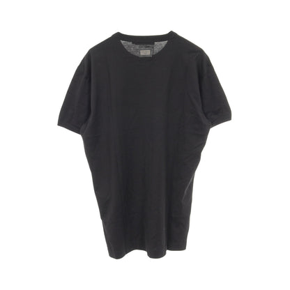 Tシャツ クルーネック 半袖 コットン ブラック ドルチェアンドガッバーナ トップス DOLCE&GABBANA