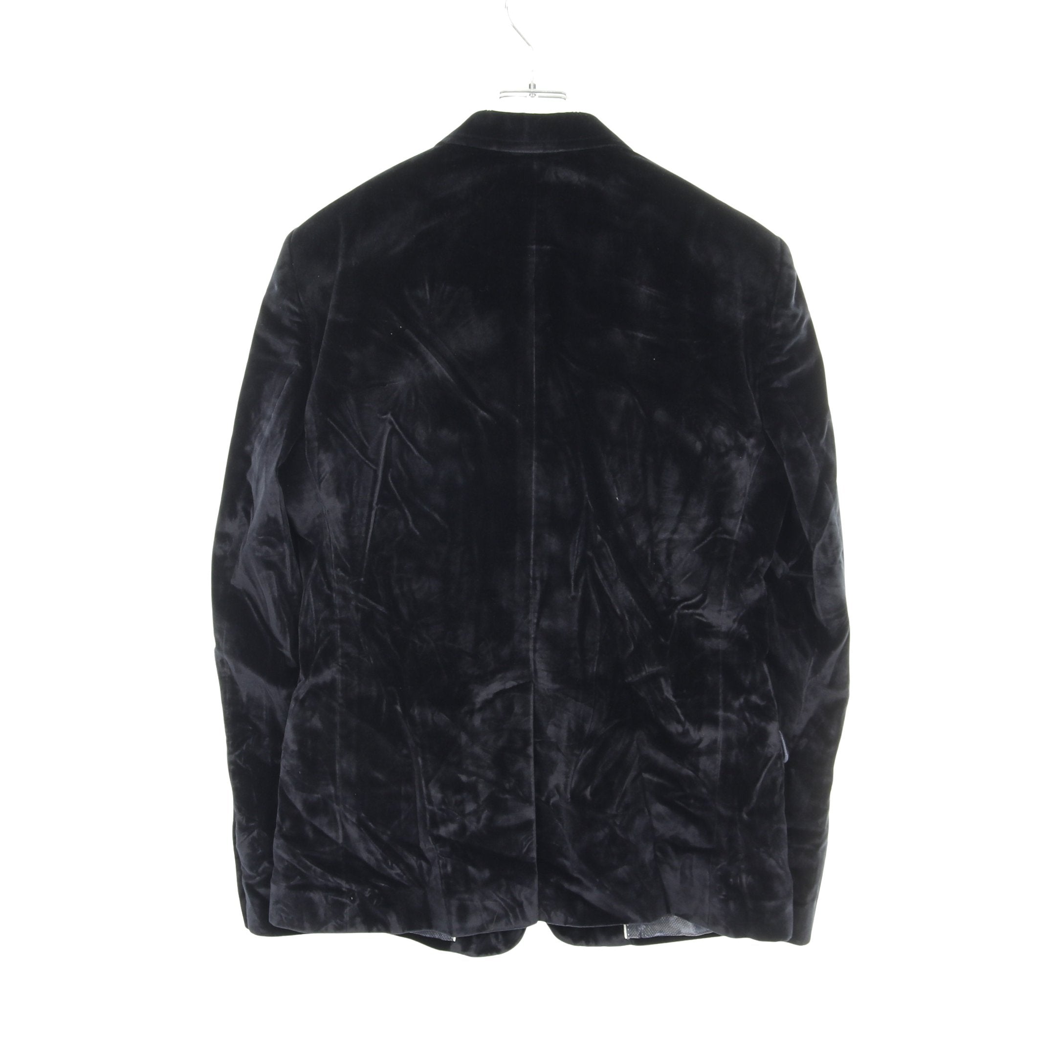 ベロア テーラードジャケット コットン ネイビー ドルチェアンド