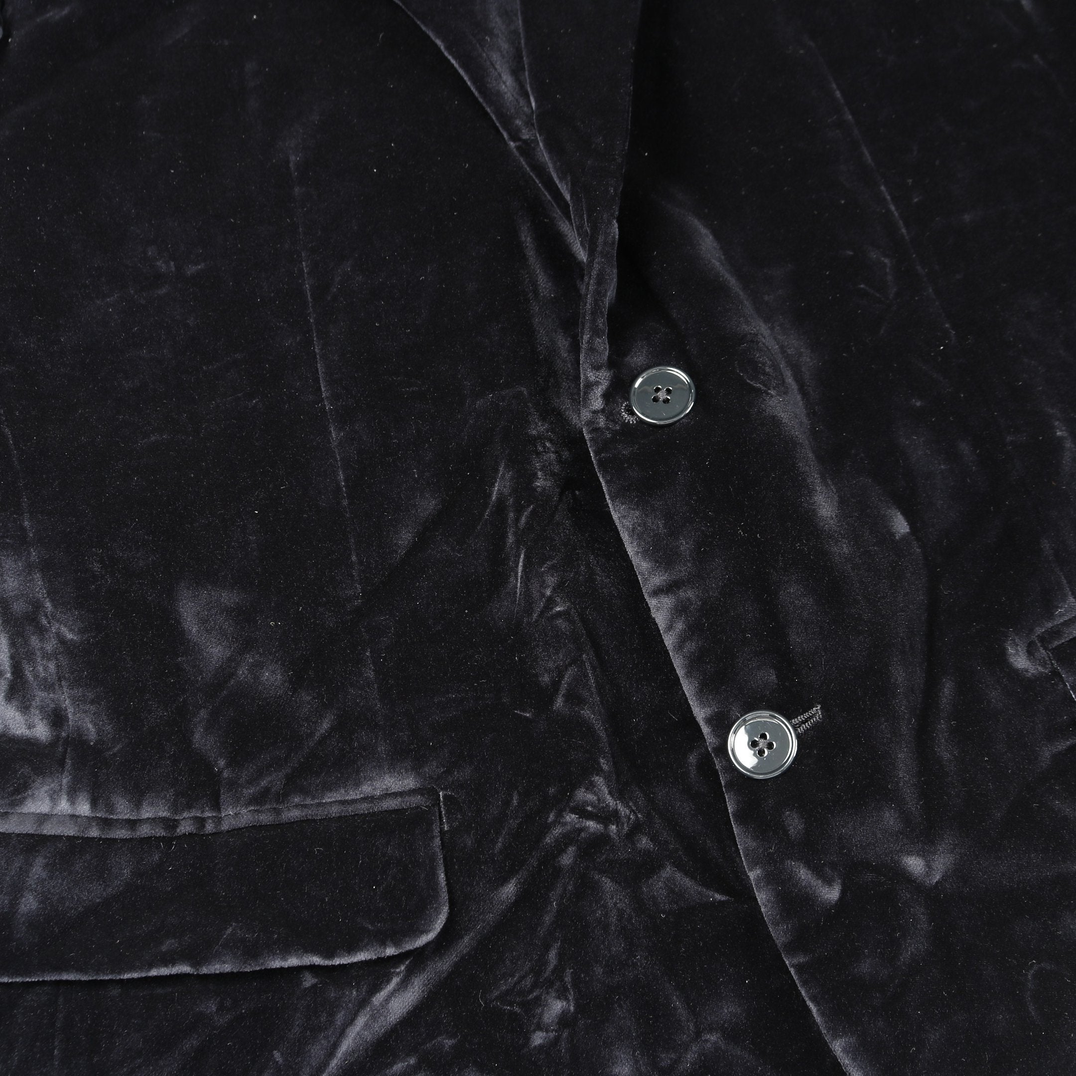 ベロア テーラードジャケット コットン ネイビー ドルチェアンド