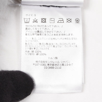 ロゴ Tシャツ クルーネック トリコロールモチーフ コットン ホワイト レッド ネイビー モンクレール トップス MONCLER