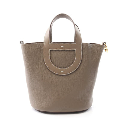 インザループ23 エトゥープ ハンドバッグ トリヨンクレマンス グレーブラウン ゴールド金具 W刻印 エルメス バッグ HERMES