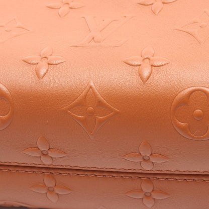 サイドトランクPM モノグラム タン ハンドバッグ レザー ブラウン 2WAY ルイヴィトン バッグ LOUIS VUITTON