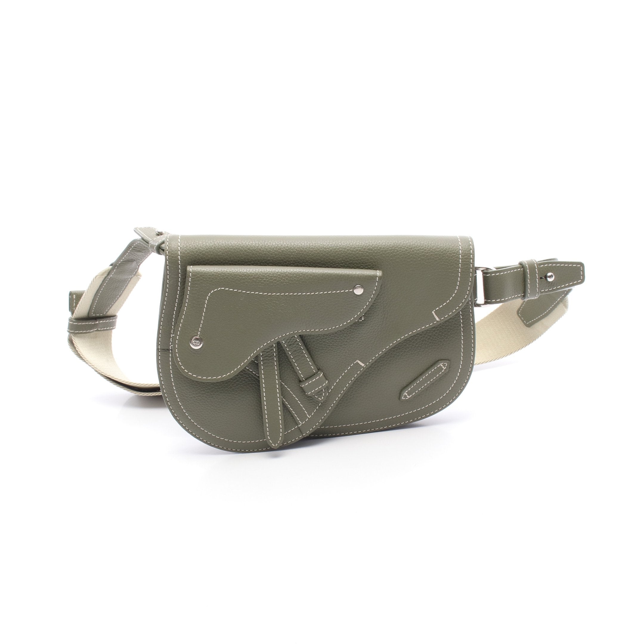 SADDLE サドル ボディバッグ ウエストバッグ レザー カーキグリーン