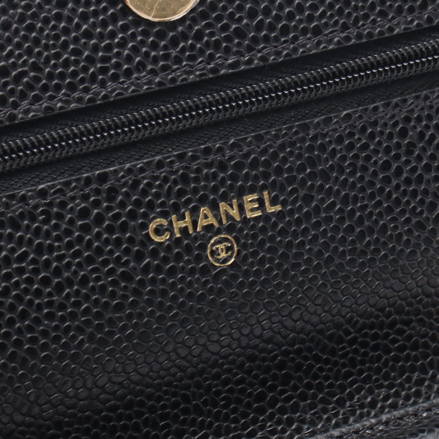 マトラッセ チェーンウォレット キャビアスキン ブラック ゴールド金具 シャネル バッグ CHANEL