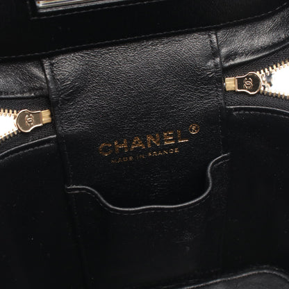マトラッセ チェーンショルダーバッグ キャビアスキン ブラック ゴールド金具 シャネル バッグ CHANEL