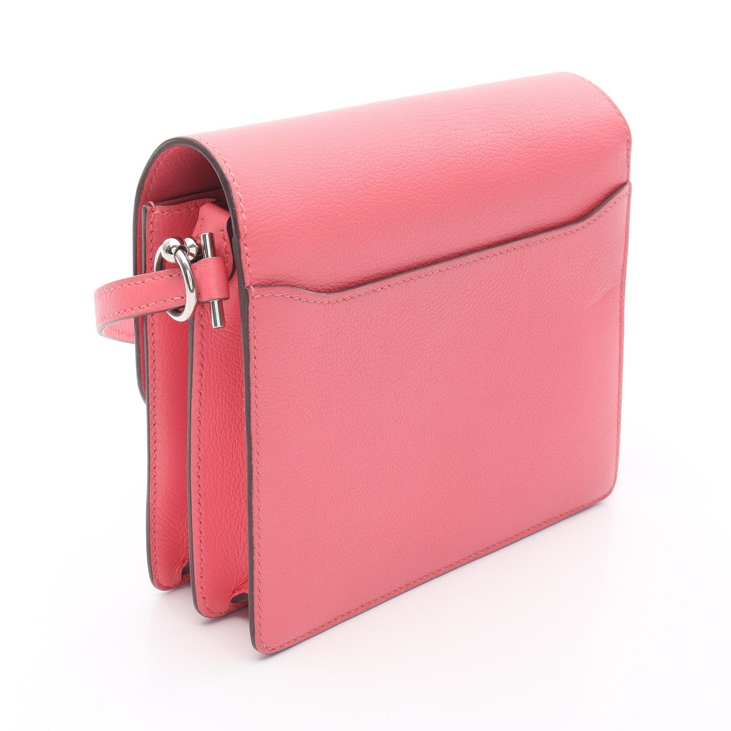 ロウリス ミニ ローズアザレ ショルダーバッグ エバーカラー ピンク シルバー金具 Y刻印 エルメス バッグ HERMES