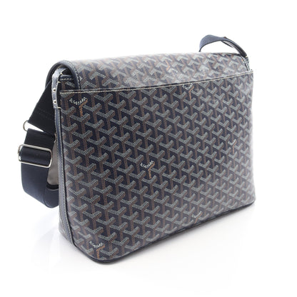 カペシアンMM ショルダーバッグ コーティングキャンバス レザー ネイビー マルチカラー ゴヤール バッグ GOYARD