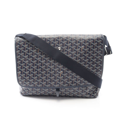 カペシアンMM ショルダーバッグ コーティングキャンバス レザー ネイビー マルチカラー ゴヤール バッグ GOYARD