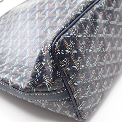カペシアンMM ショルダーバッグ コーティングキャンバス レザー ネイビー マルチカラー ゴヤール バッグ GOYARD