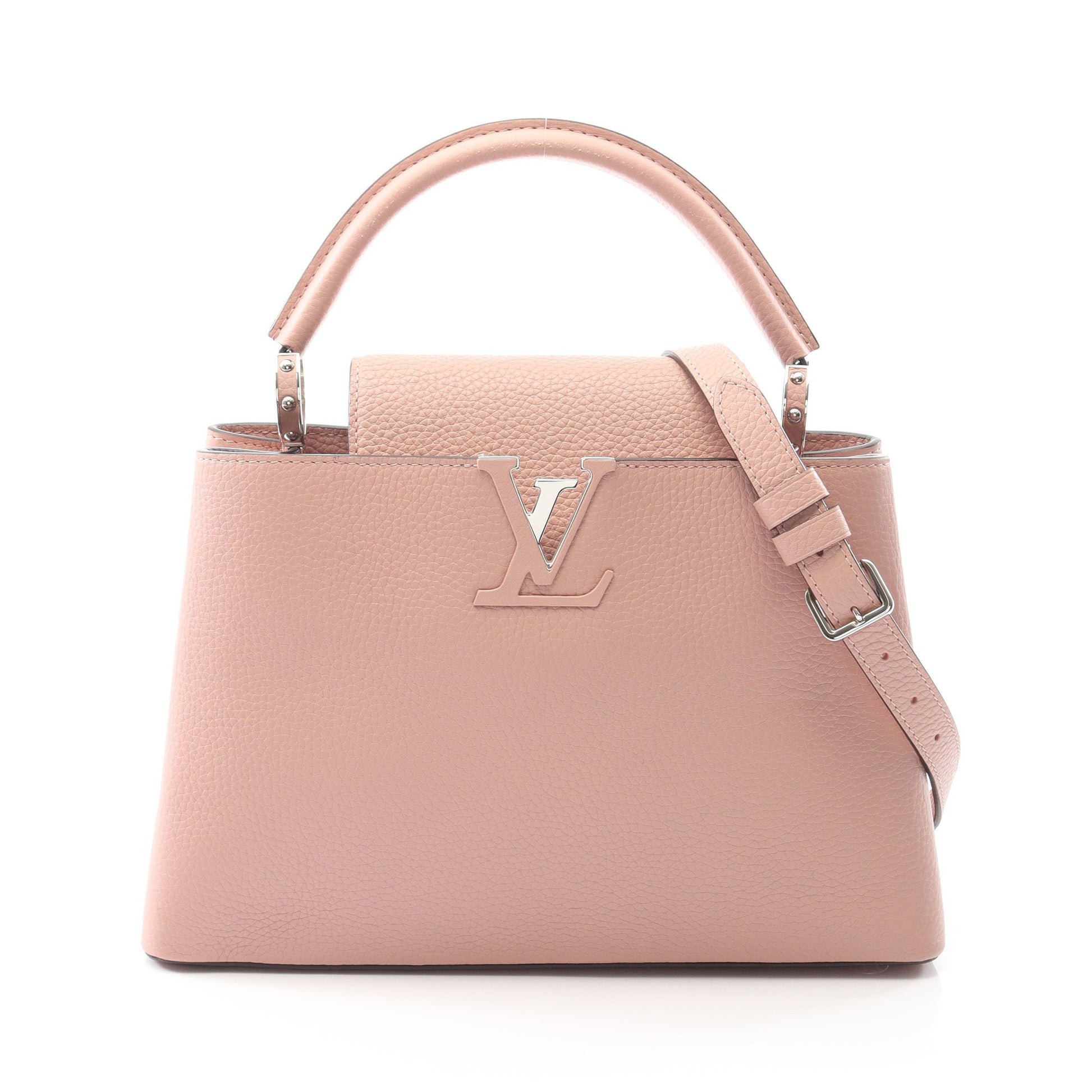 カプシーヌMM マグノリア ハンドバッグ レザー ピンクベージュ 2WAY ルイヴィトン バッグ LOUIS VUITTON