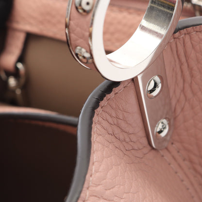 カプシーヌMM マグノリア ハンドバッグ レザー ピンクベージュ 2WAY ルイヴィトン バッグ LOUIS VUITTON