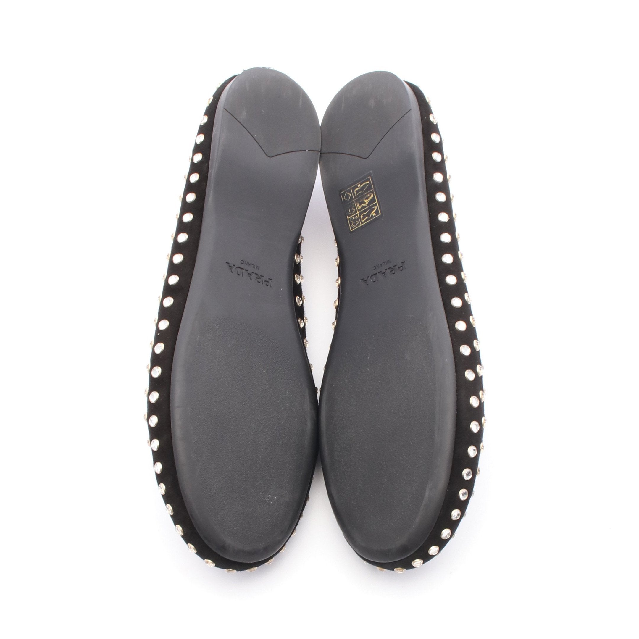 PRADA / プラダ　フラットシューズ / バレエシューズ DMA-_DSF2699_fv.jpg