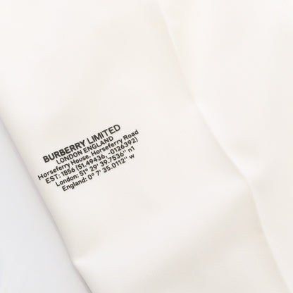 ロケーションプリント トラウザーズ パンツ ウール ホワイト バーバリー ボトムス BURBERRY