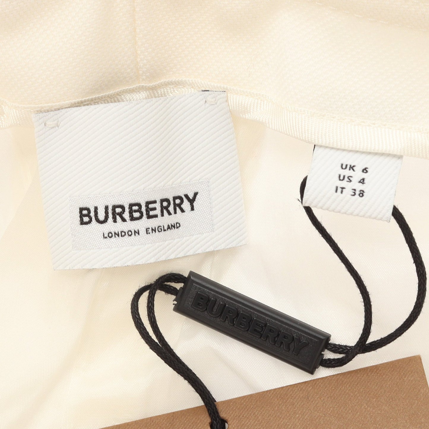 ロケーションプリント トラウザーズ パンツ ウール ホワイト バーバリー ボトムス BURBERRY