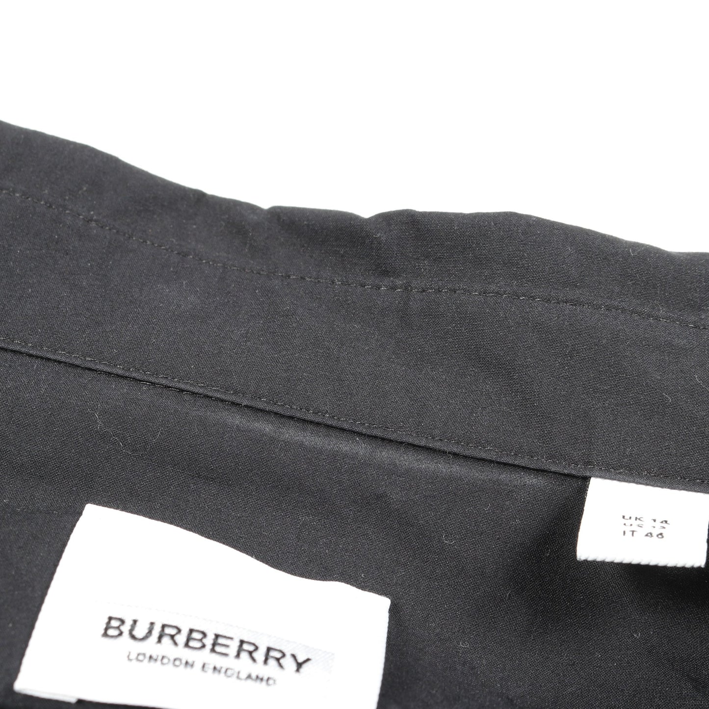 KELSY シャツワンピース コットン ブラック バーバリー ワンピース BURBERRY