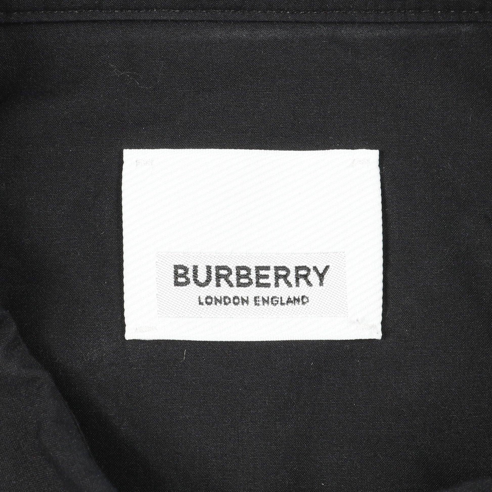 KELSY シャツワンピース コットン ブラック バーバリー ワンピース BURBERRY