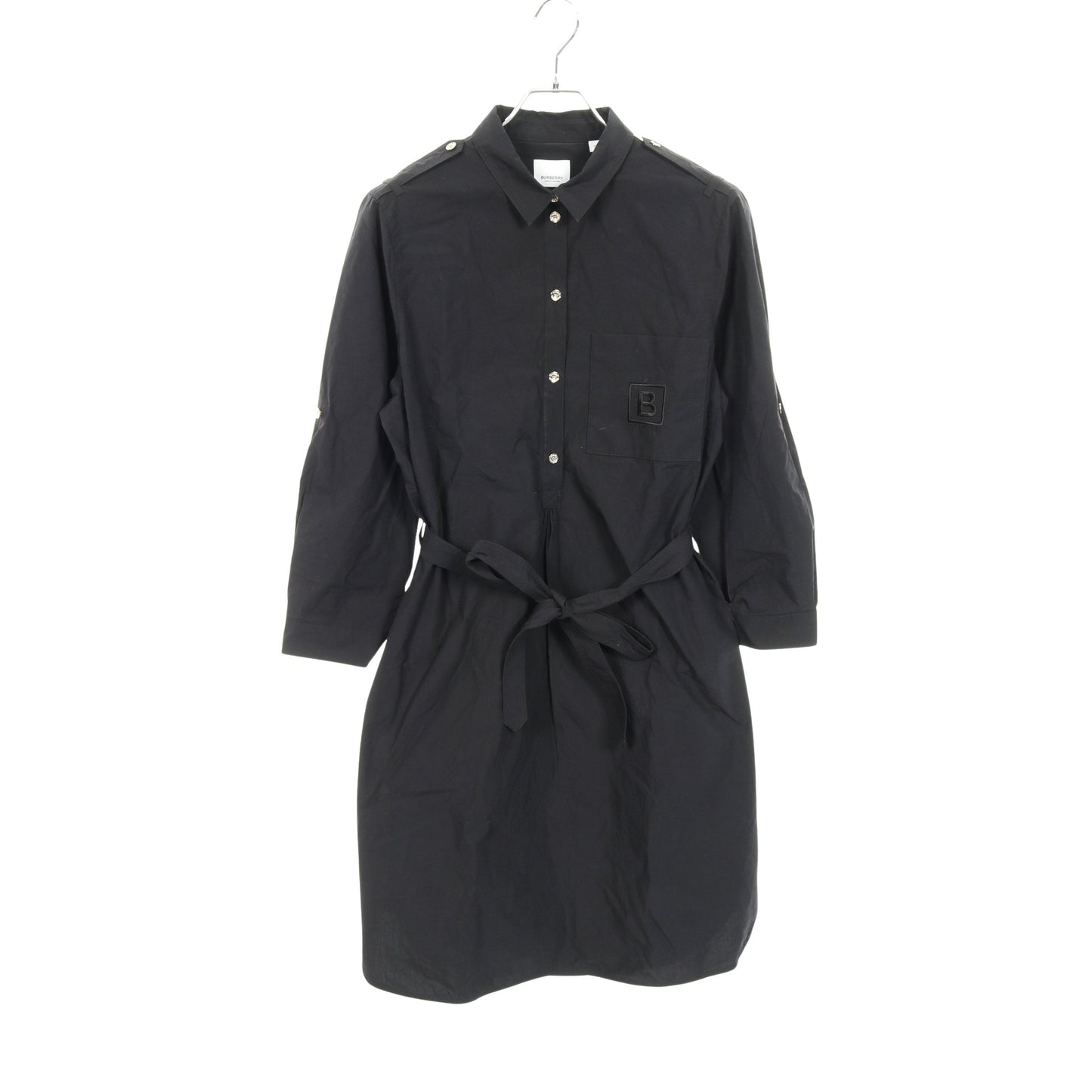 KELSY シャツワンピース コットン ブラック バーバリー ワンピース BURBERRY