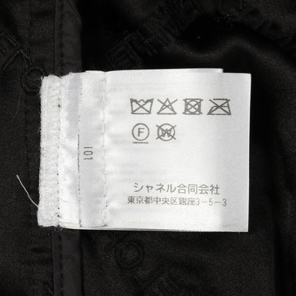 ココマークボタン キルティングジャケット ナイロン ブラック 中綿 シャネル アウター CHANEL