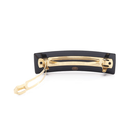 マトラッセ ココマーク バレッタ ブラック ホワイト 08P シャネル アクセサリー CHANEL