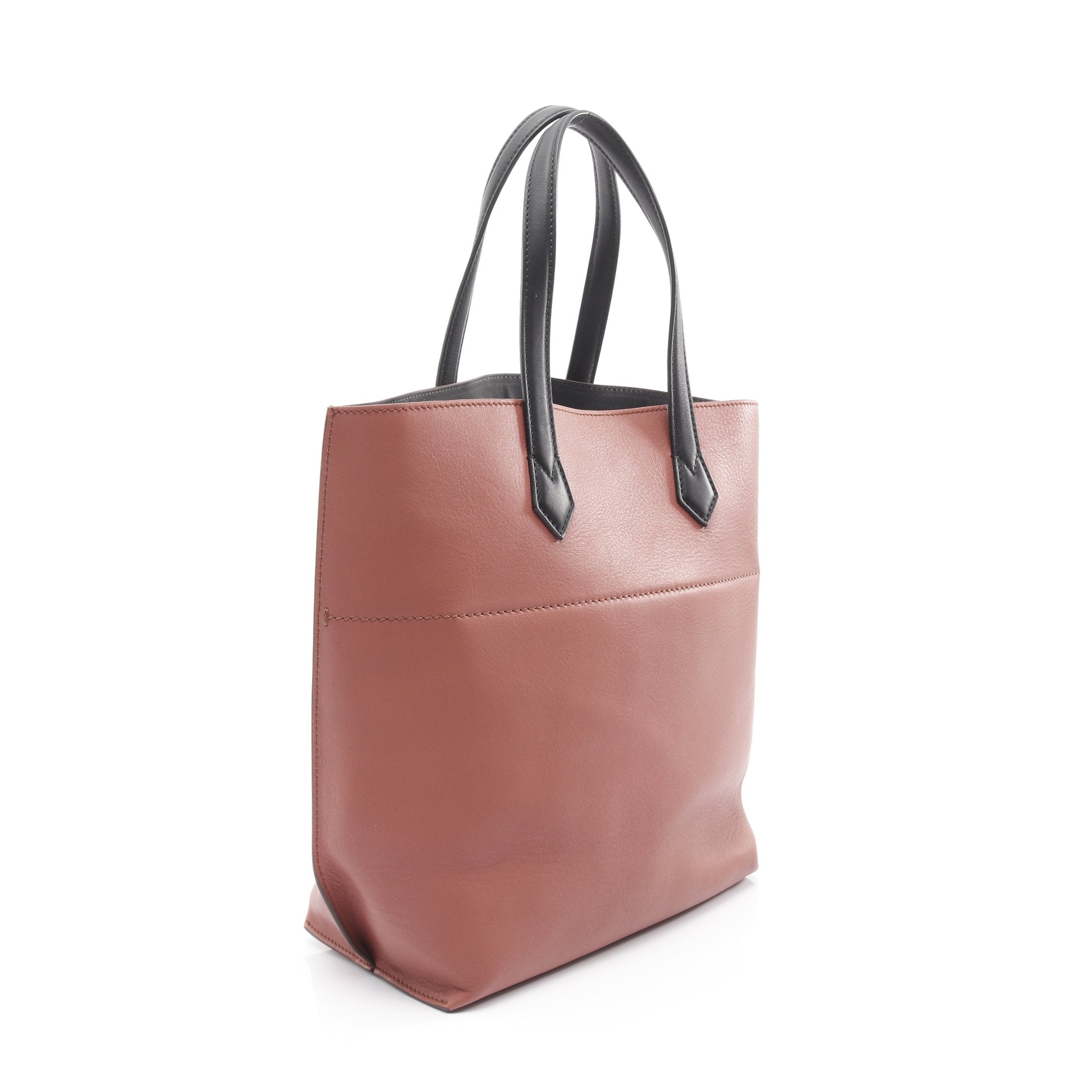 フェンデーイ。ブラウンレザートートバッグ フェンディ FENDI 
