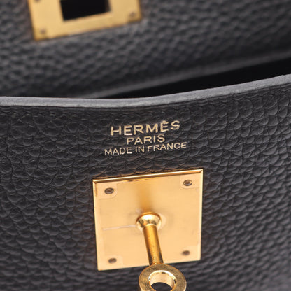 ケリー35 ハンドバッグ トゴ ブラック ゴールド金具 内縫い 2WAY X刻印 エルメス バッグ HERMES