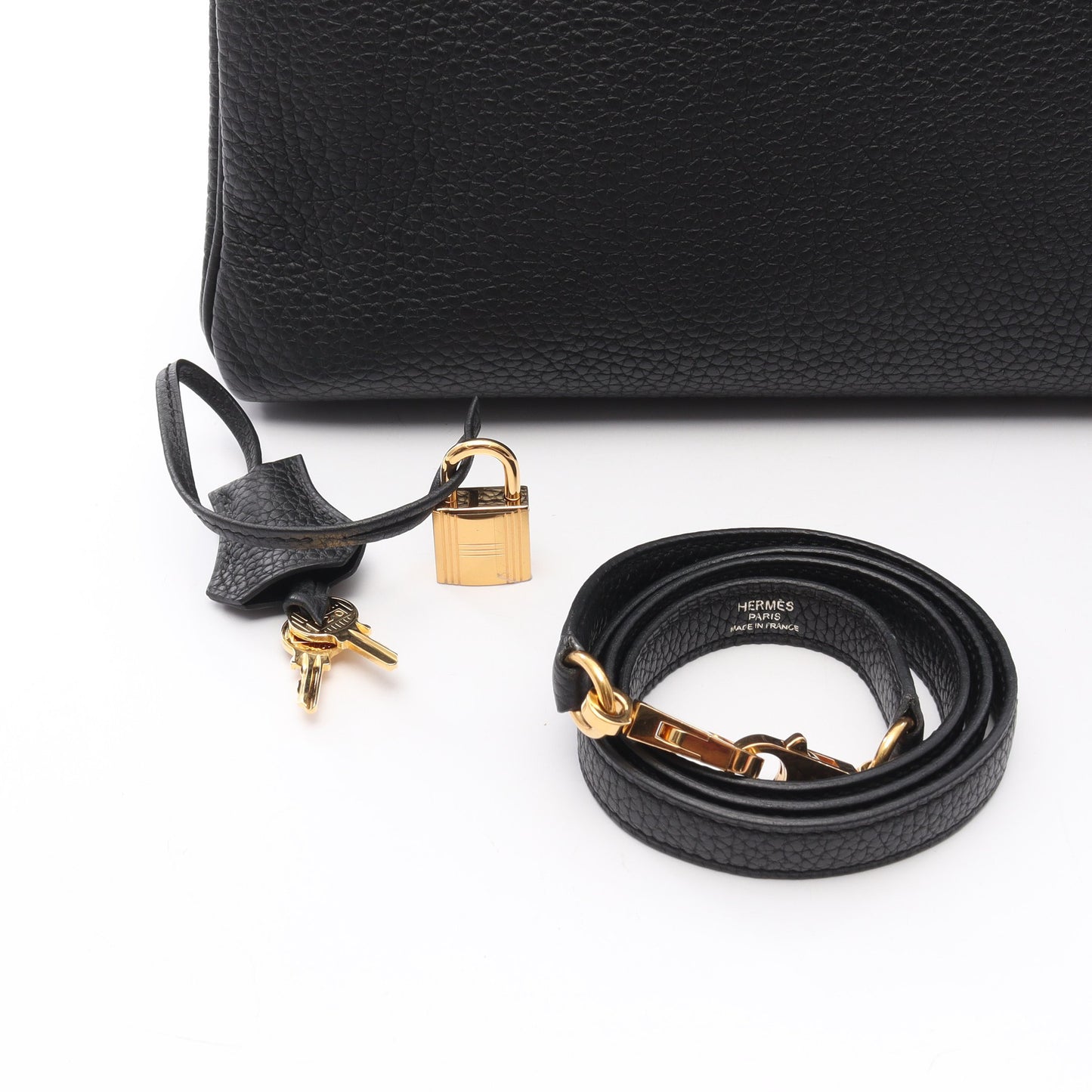 ケリー35 ハンドバッグ トゴ ブラック ゴールド金具 内縫い 2WAY X刻印 エルメス バッグ HERMES
