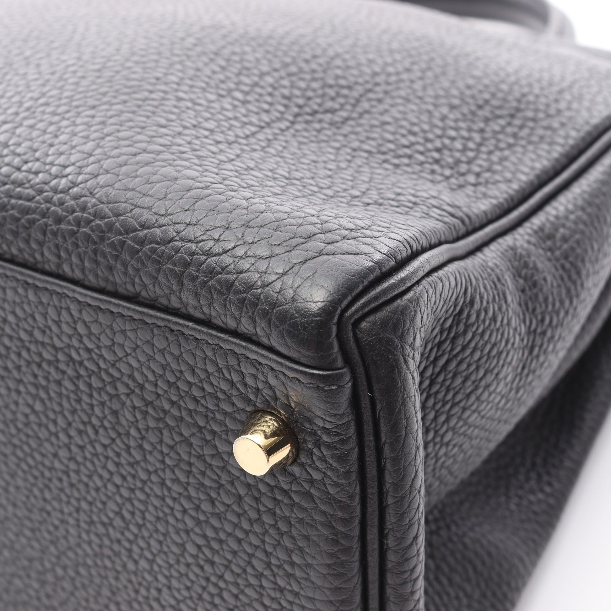 ケリー35 ハンドバッグ トゴ ブラック ゴールド金具 内縫い 2WAY X刻印 エルメス バッグ HERMES
