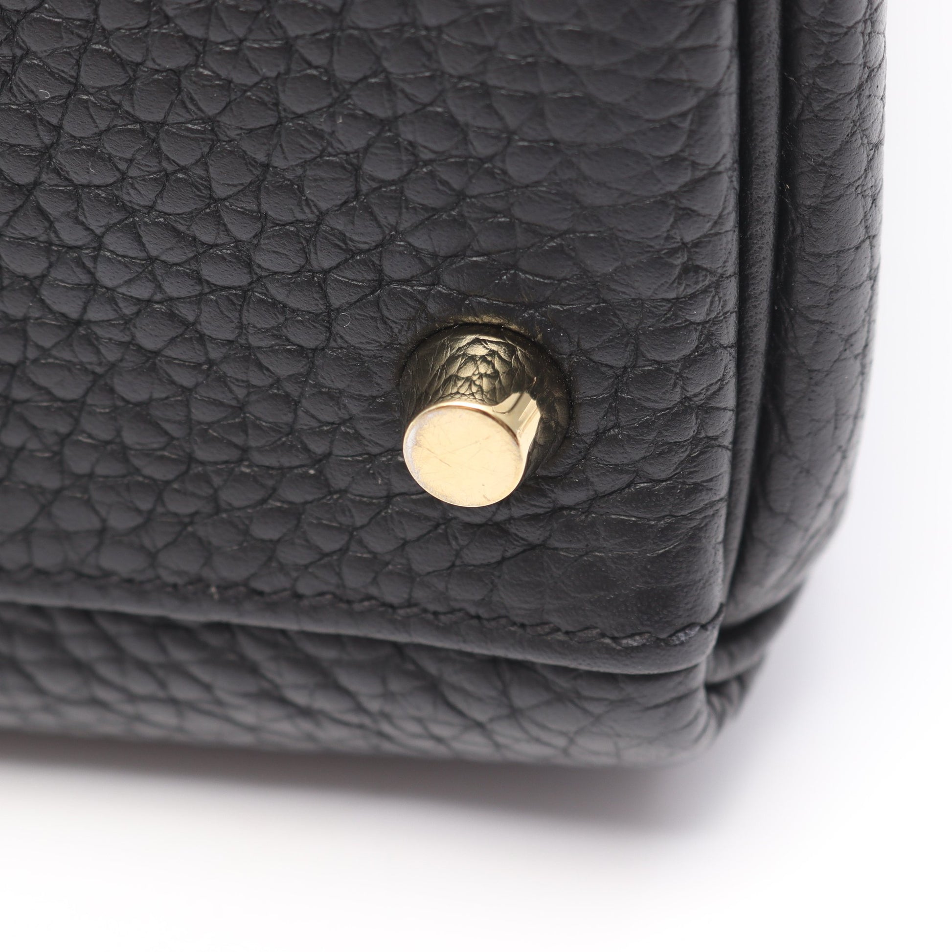 ケリー35 ハンドバッグ トゴ ブラック ゴールド金具 内縫い 2WAY X刻印 エルメス バッグ HERMES