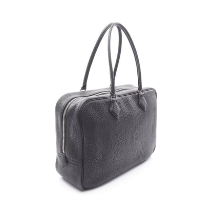 プリュム32 ハンドバッグ フィヨルド ブラック シルバー金具 □J刻印 エルメス バッグ HERMES