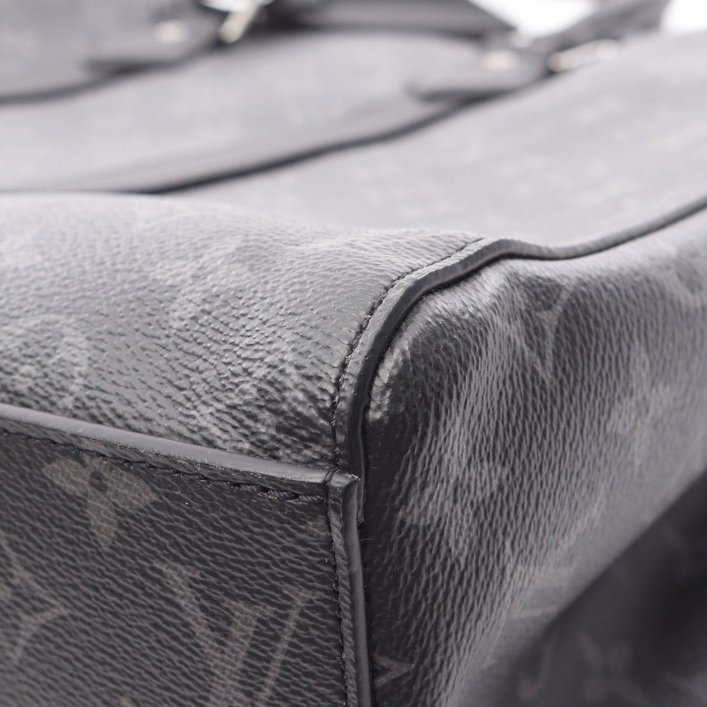 サックプラ 24H モノグラムエクリプス ショルダーバッグ トートバッグ PVC レザー ブラック 2WAY ルイヴィトン バッグ LOUIS VUITTON