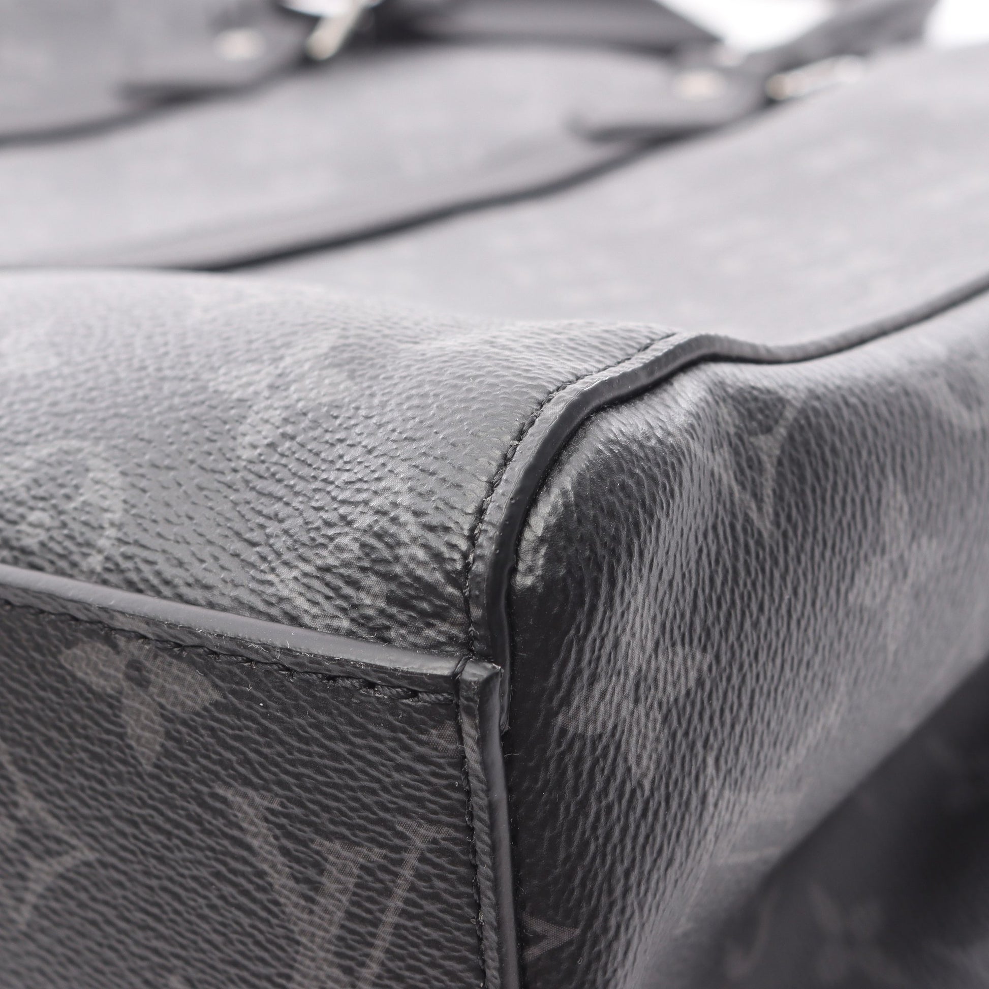 サックプラ 24H モノグラムエクリプス ショルダーバッグ トートバッグ PVC レザー ブラック 2WAY ルイヴィトン バッグ LOUIS VUITTON