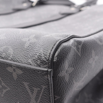サックプラ 24H モノグラムエクリプス ショルダーバッグ トートバッグ PVC レザー ブラック 2WAY ルイヴィトン バッグ LOUIS VUITTON