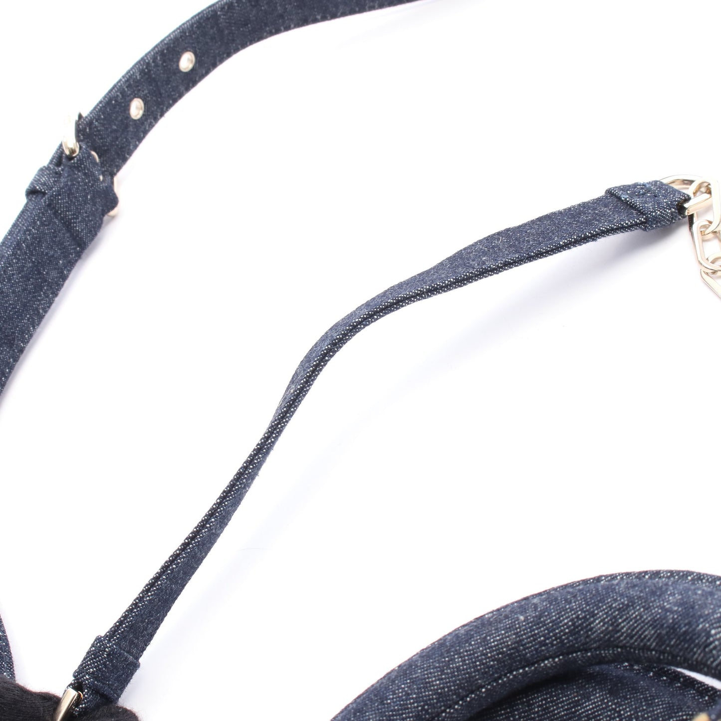 Lady D-Joy ミディアム ハンドバッグ デニム インディゴブルー イエローブラウン 3WAY クリスチャンディオール バッグ Christian Dior