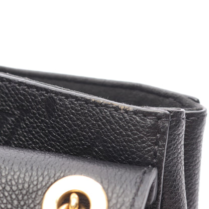 ヴァヴァンBB モノグラムアンプラント ノワール Wチェーンショルダーバッグ レザー ブラック ルイヴィトン バッグ LOUIS VUITTON
