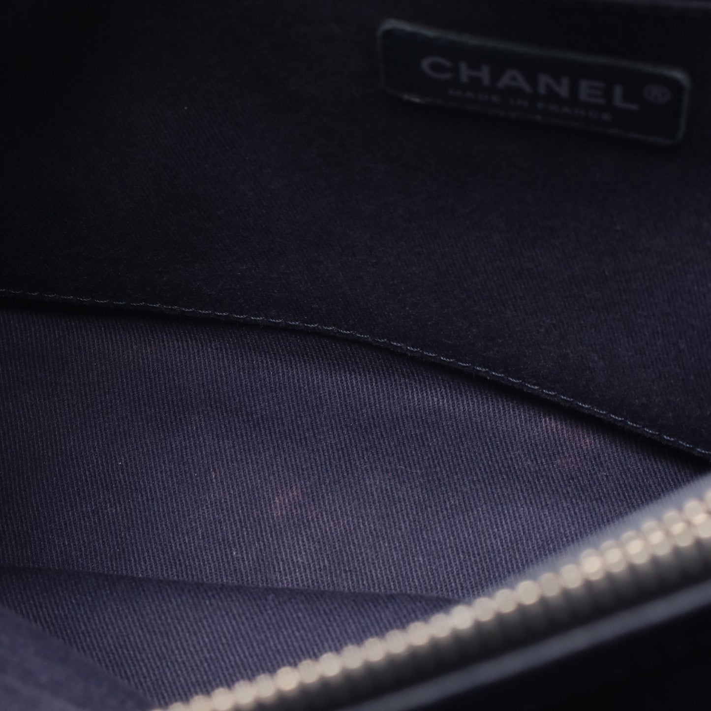 ココマーク ハンドバッグ トートバッグ レザー ネイビー シルバー金具 2WAY シャネル バッグ CHANEL