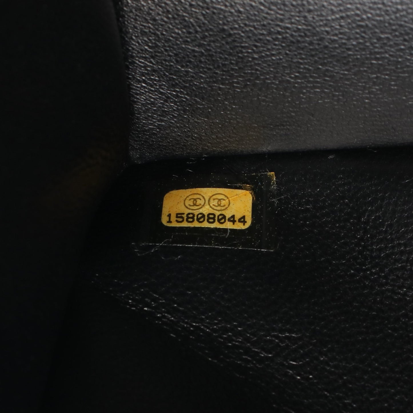 マトラッセ チェーンショルダーバッグ エナメルレザー ブラック ゴールド金具 シャネル バッグ CHANEL