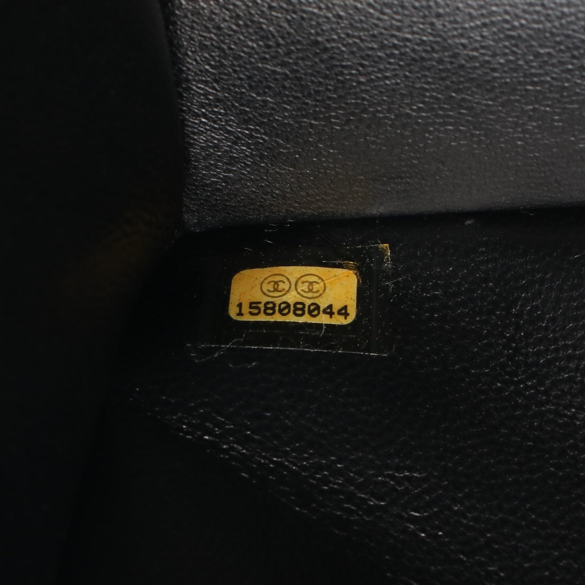 マトラッセ チェーンショルダーバッグ エナメルレザー ブラック ゴールド金具 シャネル バッグ CHANEL