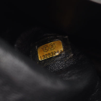 マトラッセ Wフラップ Wチェーンショルダーバッグ キャビアスキン ブラック ゴールド金具 シャネル バッグ CHANEL