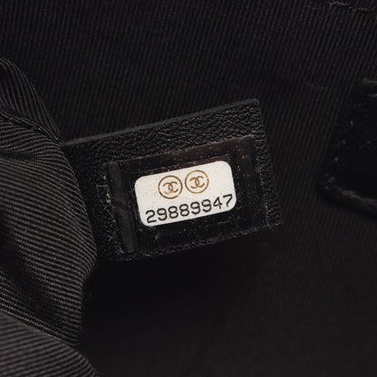 ココマーク ウエストバッグ レザー ブラック コンビ金具 シャネル バッグ CHANEL