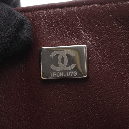 マトラッセ Wフラップ Wチェーンショルダーバッグ キャビアスキン ブラック シルバー金具 シャネル バッグ CHANEL
