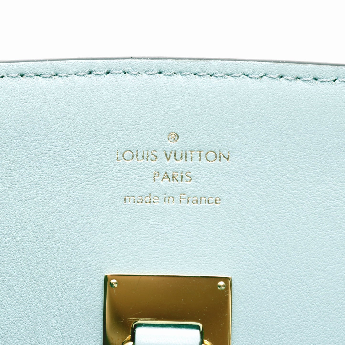 ミラPM エギュマリーヌ ハンドバッグ レザー ライトブルー 2WAY ルイヴィトン バッグ LOUIS VUITTON