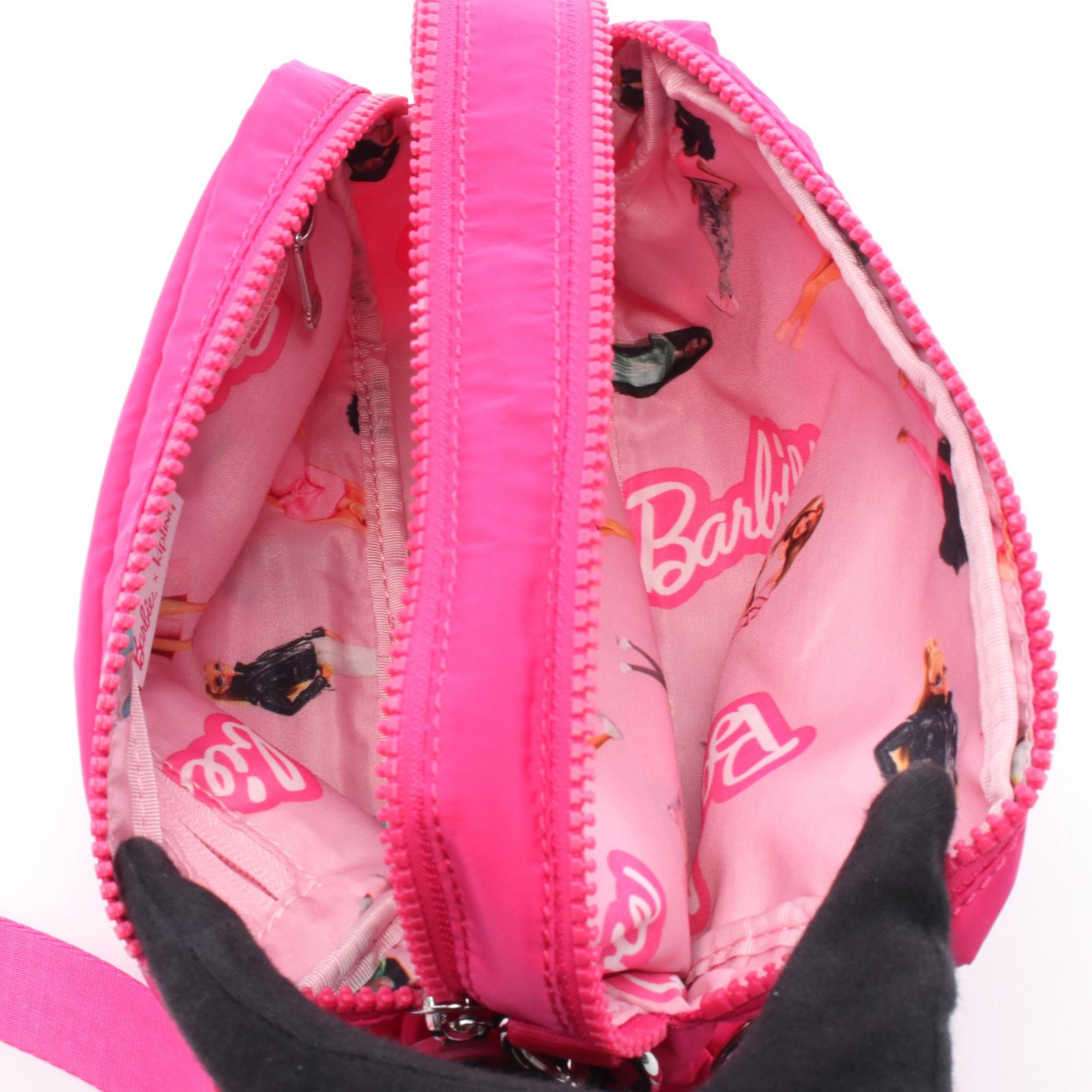 kipling × Barbie Milda ショルダーバッグ ナイロン ピンク キプリング  