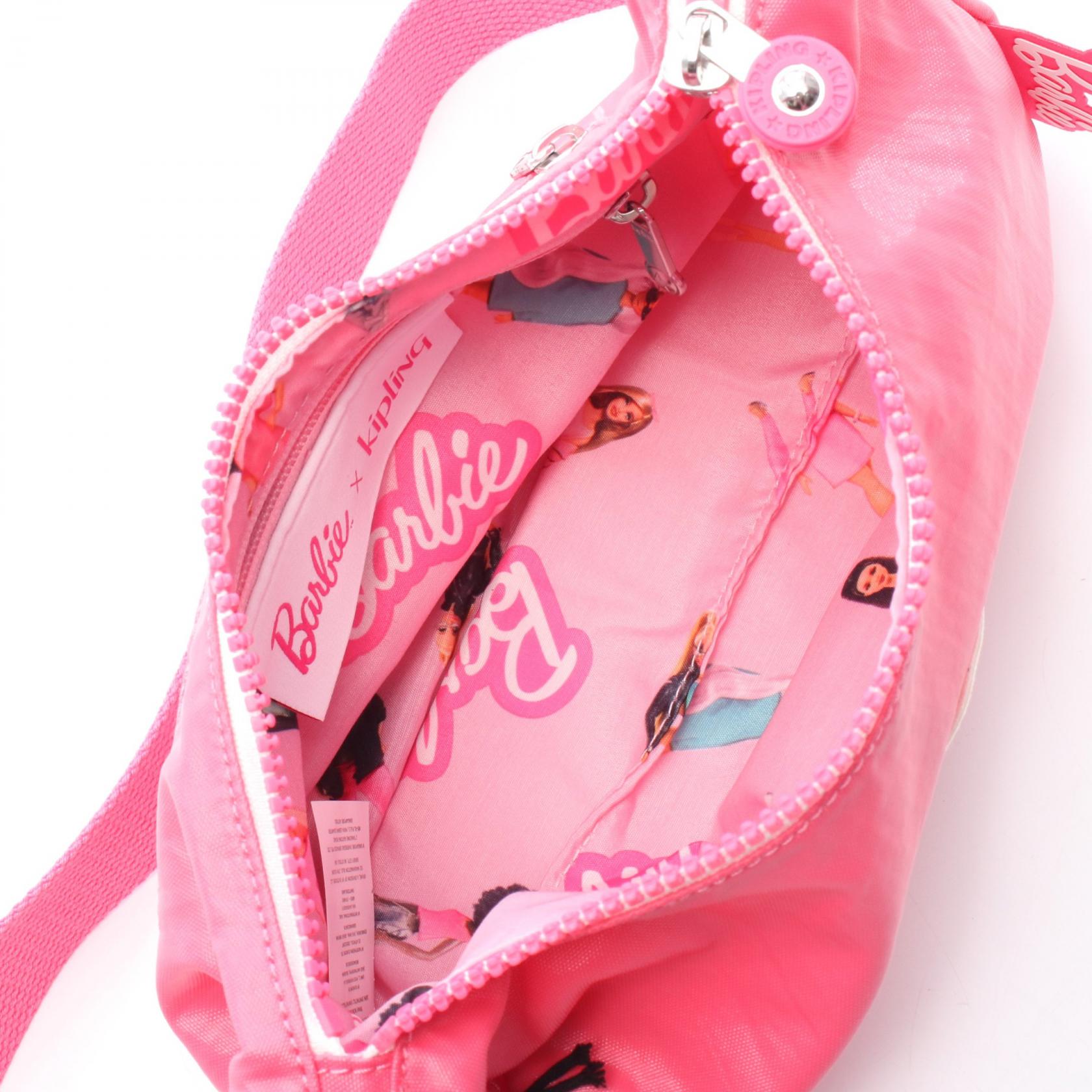 kipling × Barbie AYDA ショルダーバッグ ナイロン ピンク キプリング  