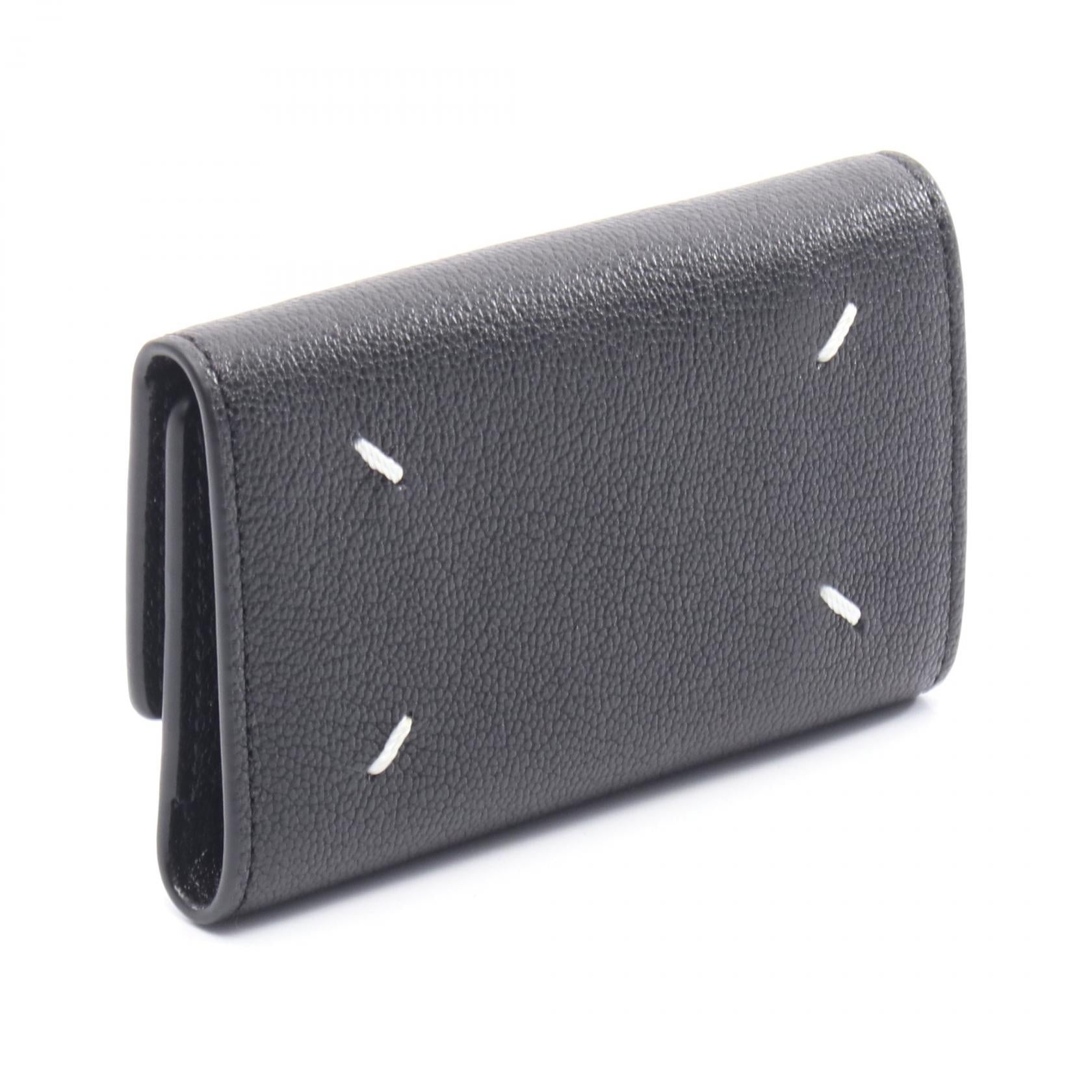 Maison Margiela ブラックレザー キーケース 6連 キーケース レザー