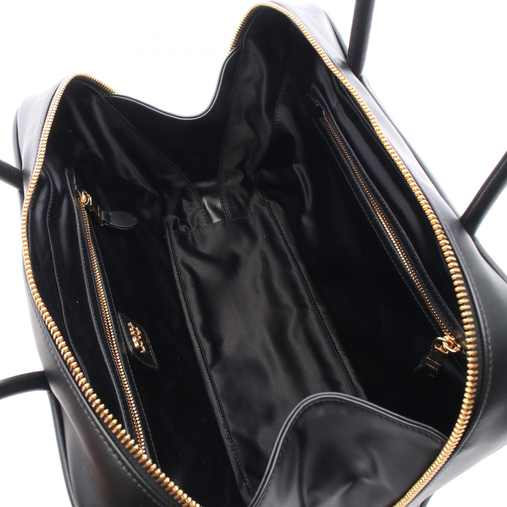 ボー ハンドバッグ レザー ブラック ミュウミュウ – RECLO