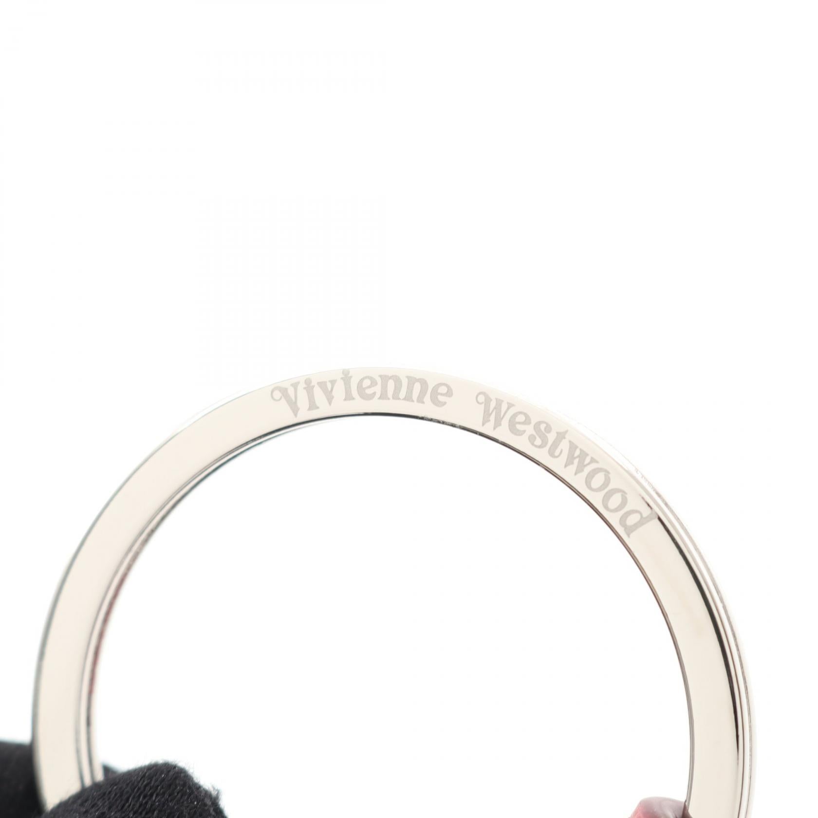 I LOVE ORB キーホルダー レザー シルバー レッド ヴィヴィアン  