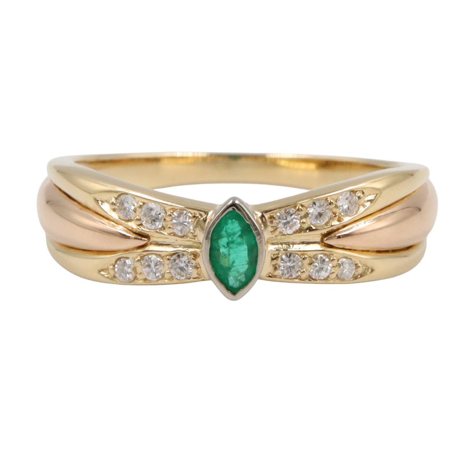 ダイヤ リング エメラルド ダイヤモンド K18 指輪 18金 オーバル 一粒 ダイヤ リング エメラルド ダイヤモンド K18 指輪 18金 オーバル